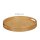 relaxdays Tablett braun rund Ø 38,5 cm, 1 St.