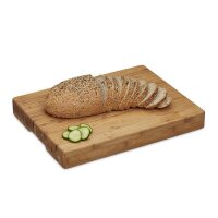 relaxdays Schneidebrett Natur 45,0 x 35,0 cm, 1 St.