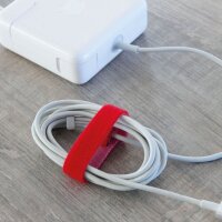 LABEL THE CABLE Klettkabelbinder BASIC STRAPS farbsortiert 17,0 cm x 1,4 cm, 10 St.