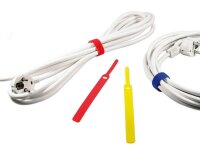 LABEL THE CABLE Klettkabelbinder BASIC STRAPS farbsortiert 17,0 cm x 1,4 cm, 10 St.