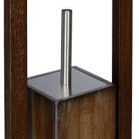 relaxdays WC-Garnitur braun Holz, 1 St.