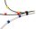 LABEL THE CABLE Klettband ROLL STRAPS farbsortiert 1,0 m x 1,6 cm, 4 St.