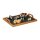 relaxdays Tablett braun rechteckig 40,5 x 32,0 cm, 1 St.