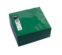 PROnappe Servietten tannengrün 2-lagig 20,0 x 20,0...