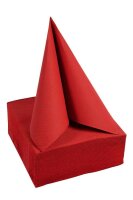 PROnappe Servietten rot 2-lagig 20,0 x 20,0 cm, 50 St.