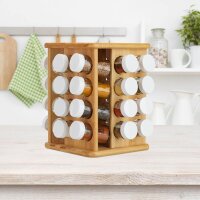 relaxdays Gewürzkarussell XXL braun, 1 Set