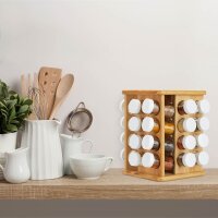 relaxdays Gewürzkarussell XXL braun, 1 Set