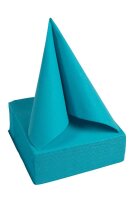PROnappe Servietten türkis 2-lagig 20,0 x 20,0 cm,...