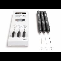 COPIC® Multiliner Fineliner schwarz 0,5 mm, 3 St.
