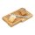 relaxdays Schneidebrett Natur 40,0 x 24,0 cm 2-tlg., 1 Set