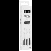 COPIC® Multiliner Fineliner schwarz 0.05 + 0.1 + 0.3 mm, 3 St.