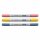 COPIC® Ciao Brilliant Palette Layoutmarker-Set farbsortiert 1,0 + 6,0 mm, 3 St.