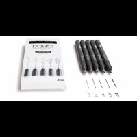 COPIC® Multiliner Fineliner schwarz 0,05 + 0,1 + 0,3 + 0,5 + 0,8 mm, 5 St.