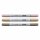 COPIC® Ciao Pet Palette Layoutmarker-Set farbsortiert 1,0 + 6,0 mm, 3 St.