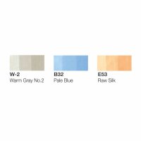 COPIC® Ciao Cozy Palette Layoutmarker-Set farbsortiert 1,0 + 6,0 mm, 3 St.