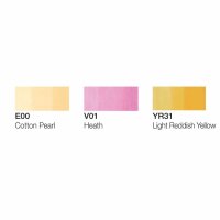 COPIC® Ciao Sunset Palette Layoutmarker-Set farbsortiert 1,0 + 6,0 mm, 3 St.
