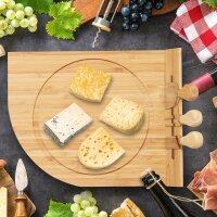 relaxdays Käse-Set Natur 31,0 x 25,0 cm, 1 Set