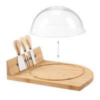 relaxdays Käse-Set Natur 31,0 x 25,0 cm, 1 Set