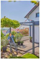 GARDENA Metall wasserführender Stiel für Gartenschlauch cleansystem Flex
