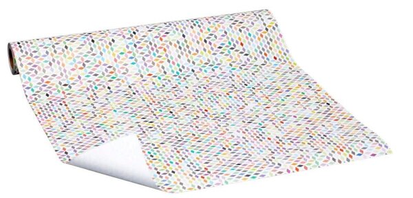 JUNG SCHÖNER VERPACKEN Geschenkpapier Colorado Rauten mehrfarbig, 20,0 m