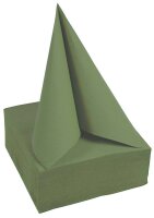 PROnappe Servietten olivgrün 2-lagig 20,0 x 20,0 cm,...