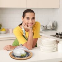 relaxdays Käse-Set braun Ø 25,0 cm, 1 Set