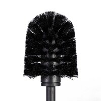 relaxdays WC-Garnitur schwarz Metall, 1 St.