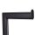 relaxdays WC-Garnitur schwarz Metall, 1 St.