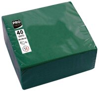 PROnappe Servietten tannengrün 2-lagig 38,0 x 38,0...