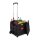 relaxdays Einkaufstrolley Kunststoff schwarz 45,0 x 38,0 x 99,0 cm