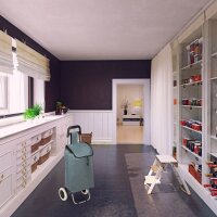relaxdays Einkaufstrolley Aluminium grau 30,0 x 40,0 x...