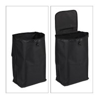 relaxdays Einkaufstrolley Metall schwarz 30,0 x 40,0 x 91,0 cm  ( 10029467_46 )