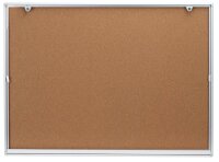 Showdown® Displays Schaukasten Economy XS Kork silber...