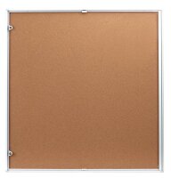 Showdown® Displays Schaukasten Economy XS Kork silber...