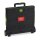 relaxdays Einkaufstrolley Kunststoff schwarz 46,0 x 37,0 x 39,0 cm