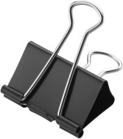 WESTCOTT Foldbackklammern schwarz 5,0 cm, 12 St.