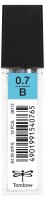 Tombow Feinminen-Bleistiftminen schwarz B 0,7 mm, 12 St.