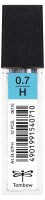 Tombow Feinminen-Bleistiftminen schwarz H 0,7 mm, 12 St.