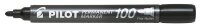 PILOT 100 Permanentmarker farbsortiert 1,0 mm, 4 St.