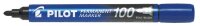 PILOT 100 Permanentmarker farbsortiert 1,0 mm, 4 St.