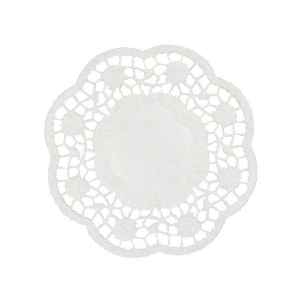 PAPSTAR Tropfdeckchen weiß Ø 10,0 cm, 1.000 St.