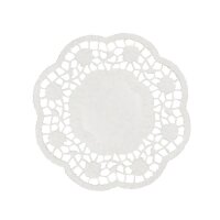 PAPSTAR Tropfdeckchen weiß Ø 10,0 cm, 1.000 St.