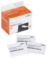 DURABLE Bildschirm-Reinigungstücher SCREENCLEAN 50...