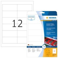 HERMA wetterfeste Folienetiketten 4574 weiß 97,0 x...