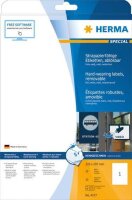 HERMA wetterfeste Folienetiketten 4577 weiß 210,0 x 297,0 mm, 20 Blatt
