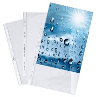DURABLE Prospekthüllen DIN A4 glasklar glatt 0,08...
