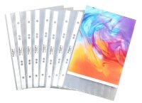 DURABLE Prospekthüllen DIN A5 transparent genarbt...