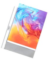 DURABLE Prospekthüllen DIN A5 transparent genarbt 0,06 mm, 100 St.