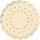 DUNI Tropfdeckchen beige Ø 7,5 cm, 250 St.