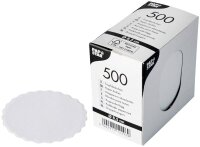 PAPSTAR Tropfdeckchen weiß Ø 8,5 cm, 500 St.